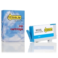 123ink version replaces HP 903XL (T6M03AE) high capacity cyan ink cartridge T6M03AEC 044589