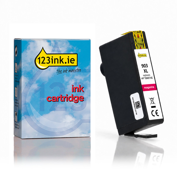 123ink version replaces HP 903XL (T6M07AE) high capacity magenta ink cartridge 093181 - 1