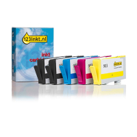 123ink version replaces HP 903 BK/BK/C/M/Y ink cartridge 5-pack 160740
