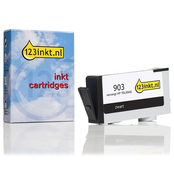 123ink version replaces HP 903 (T6L99AE) black ink cartridge T6L99AEC 093182 - 1