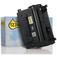 123ink version replaces HP 90A (CE390A) black toner CE390AC 054029