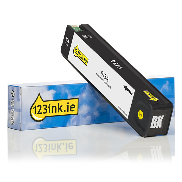 123ink version replaces HP 913A (L0R95AE) black ink cartridge L0R95AEC 054907 - 1