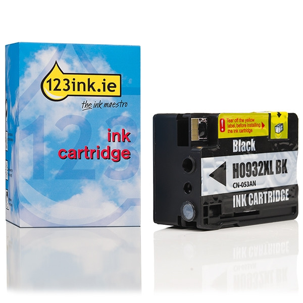 123ink version replaces HP 932XL (CN053AE) high capacity black ink cartridge CN053AEC 044147 - 1