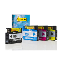 123ink version replaces HP 932 / HP 933 BK/C/M/Y ink cartridge 4-pack 6ZC71AEC 000567