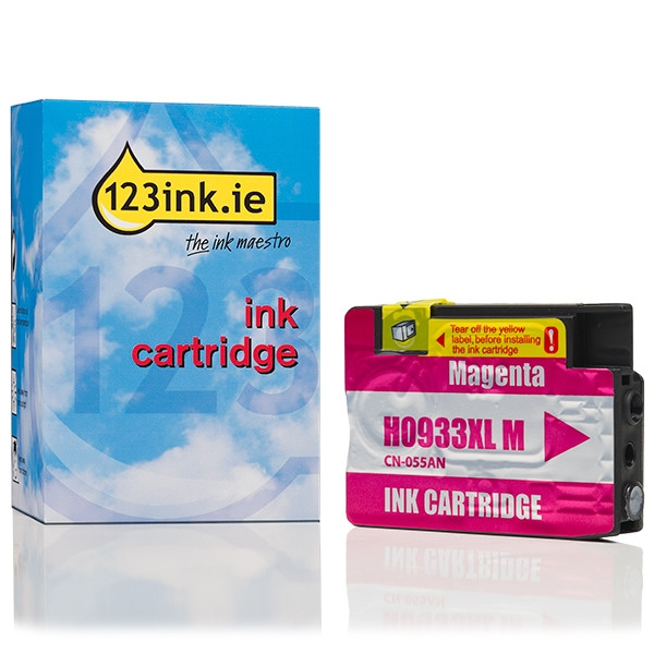 123ink version replaces HP 933XL (CN055AE) high capacity magenta ink cartridge CN055AEC 044151 - 1