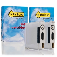 123ink version replaces HP 940 black 2-pack  160114