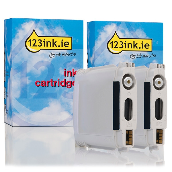 123ink version replaces HP 940 black 2-pack C4902AEC 160114 - 1