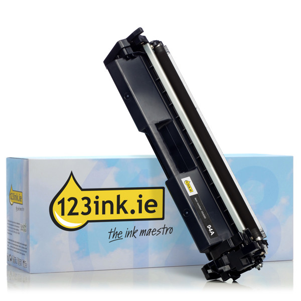 123ink version replaces HP 94A (CF294A) black toner CF294AC 054289 - 1