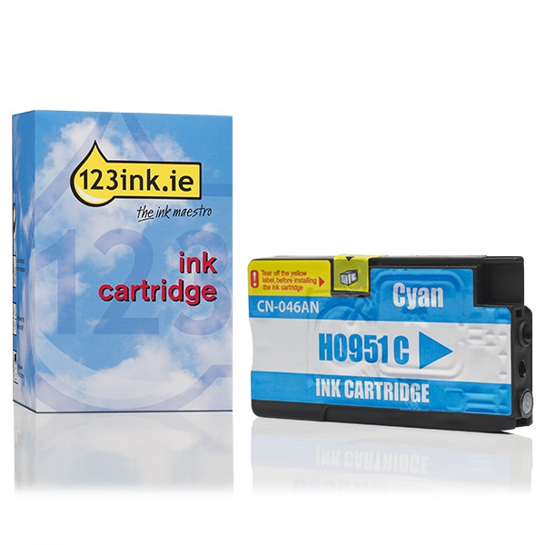 123ink version replaces HP 951 (CN050AE) cyan ink cartridge CN050AEC 044129 - 1
