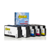 123ink version replaces HP 957XL BK + 953XL C/M/Y cartridge 5-pack  160753