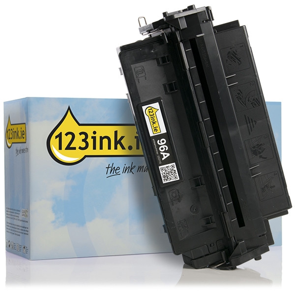 123ink version replaces HP 96A (C4096A) black toner C4096AC 032110 - 1