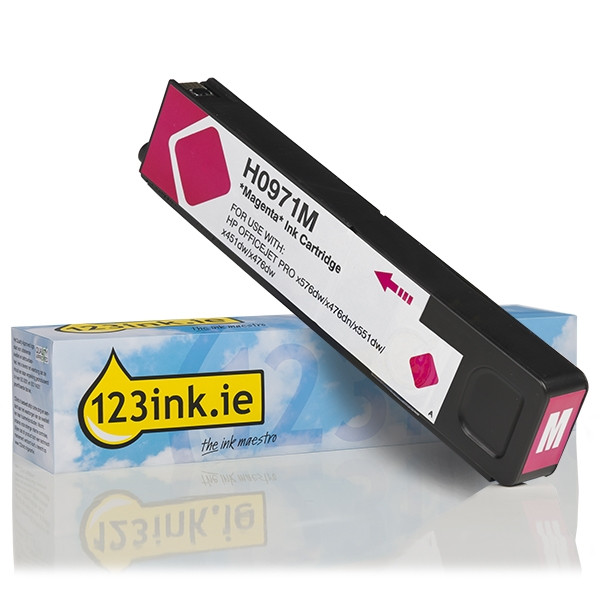 123ink version replaces HP 971 (CN623AE) magenta ink cartridge CN623AEC 044229 - 1