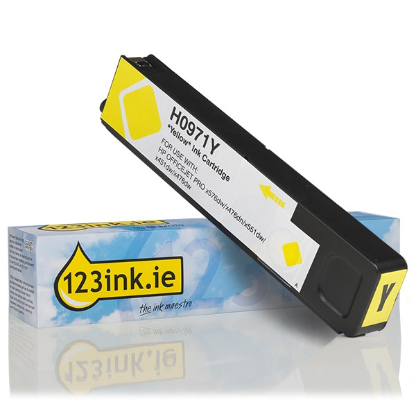 123ink version replaces HP 971 (CN624AE) yellow ink cartridge CN624AEC 044231 - 1