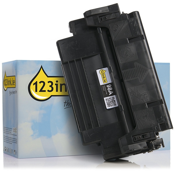 123ink version replaces HP 98A (92298A) black toner 92298AC 032023 - 1