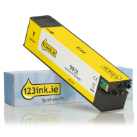 123ink version replaces HP 991X (M0J98AE) high capacity yellow ink cartridge M0J98AEC 030595