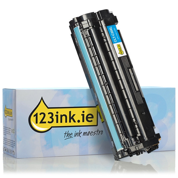 123ink version replaces HP SU038A (CLT-C506L) high-capacity cyan toner 092721 - 1