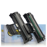 123ink version replaces HP SV118A (MLT-P1082A) black toner 2-pack SV118AC 092627