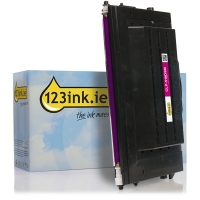 123ink version replaces Samsung CLP-510D5M high-capacity magenta toner