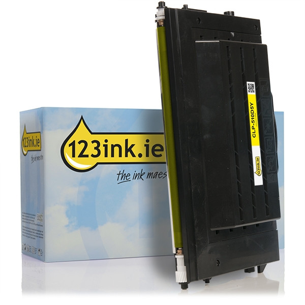 123ink version replaces Samsung CLP-510D5Y high capacity yellow toner CLP-510D5Y/ELSC 033406 - 1
