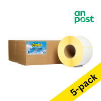 123ink version replaces Zebra Z-Perform 1000D An Post labels (3007096-T), 102mm x 152mm (5 x 4 rolls) 653131