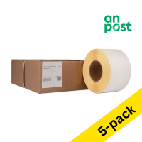 123ink version replaces Zebra Z-Perform 1000D An Post shipping labels (3006306-T) 100mm x 150mm | 5 x 4-pack 653116