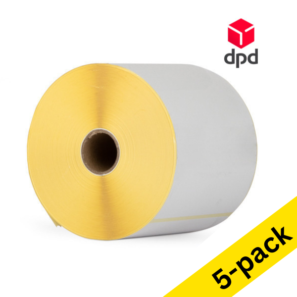 123ink version replaces Zebra Z-Perform 1000D DPD labels (800284-605) 102mm x 152mm | 5-pack 653427 - 1