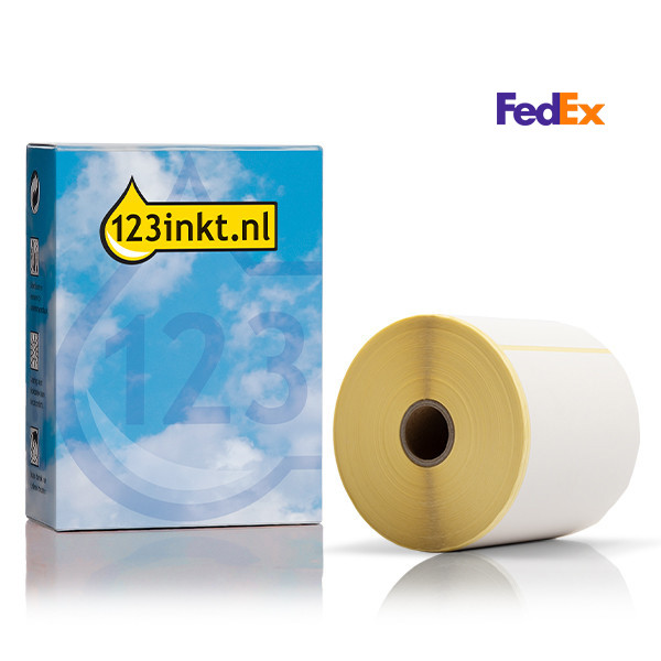 123ink version replaces Zebra Z-Perform 1000D FedEx label (800284-605) 102mm x 152mm | 1-pack 653304 - 1