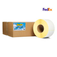 123ink version replaces Zebra Z-Perform 1000D FedEx label (87809) 102mm x 152mm (4 rolls) 653302