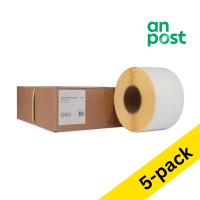 123ink version replaces Zebra Z-Select 2000D An Post labels (800740-605), 102mm x 152mm (5 x 4 rolls) 653132