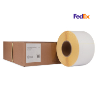 123ink version replaces Zebra Z-Select 2000D FedEx label (800740-605) 102mm x 152mm (4 rolls) 653300