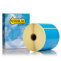 123ink version replaces Zebra Z-Select 2000D blue label (800264-605) 102mm x 152mm (1 roll)  145168