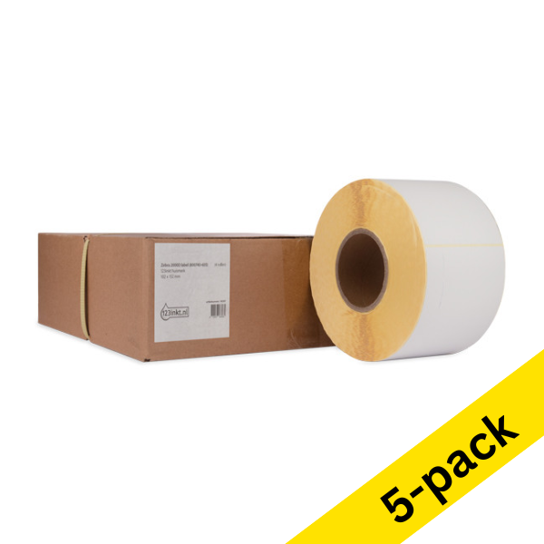123ink version replaces Zebra Z-Select 2000D label (800740-605) 102mm x 152mm (20-pack) 650881 - 1