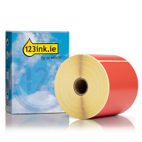 123ink version replaces Zebra Z-Select 2000D red label (800264-605) 102mm x 152mm (1 roll) 800264-605C 145166
