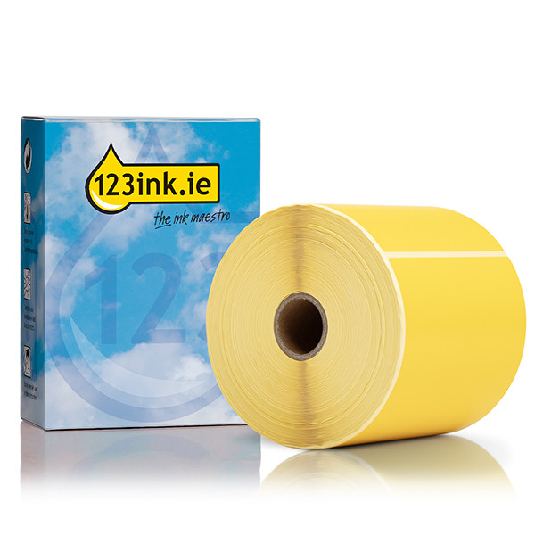 123ink version replaces Zebra Z-Select 2000D yellow label (800264-605) 102mm x 152mm | 1-pack 145167 - 1