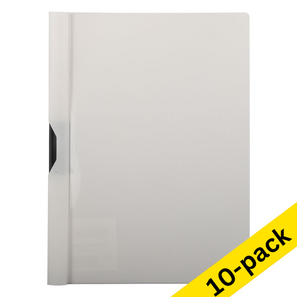 123ink white A4 clip folder (10-pack) 300601 - 1