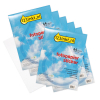 123ink white A4 matte photo sticker paper (6 x 10-pack) 300345 - 1