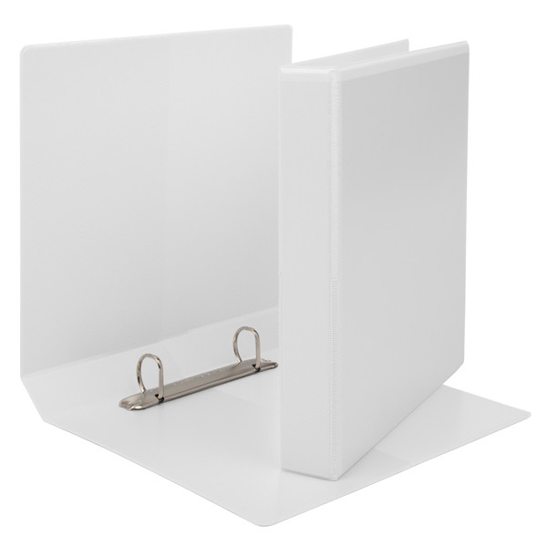 123ink white A5 panorama ring binder with 2 D-rings, 20mm 46571C 301076 - 1
