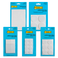 123ink white assorted self-adhesive felt pads  301028
