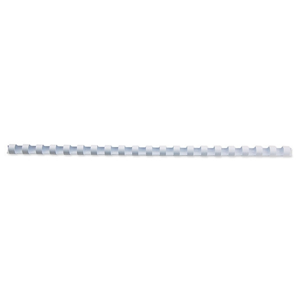 123ink white binding spine, 12mm (25-pack) 303097 - 1