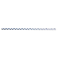123ink white binding spine, 12mm (25-pack) 303097