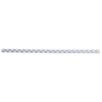 123ink white binding spine, 6mm (100-pack) 303105
