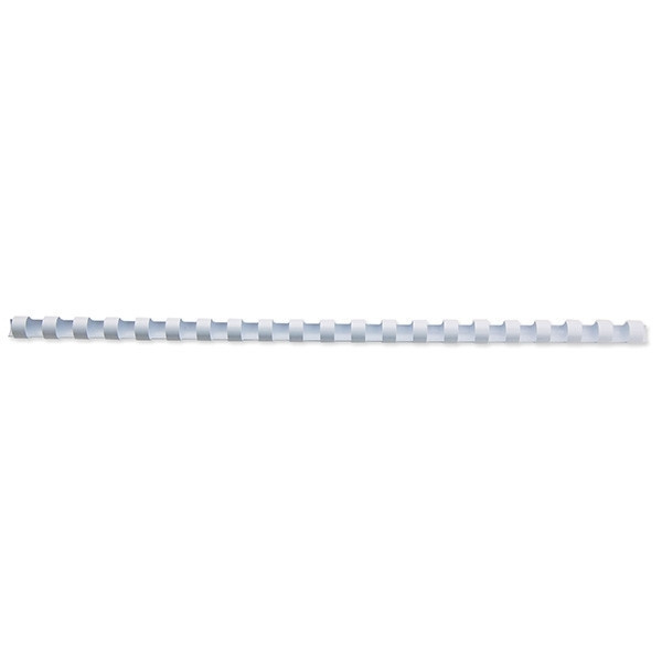 123ink white binding spine, 6mm (25-pack) 303088 - 1