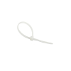 123ink white cable tie, 100mm x 2.5mm (100-pack) 099.0350 302425 - 2
