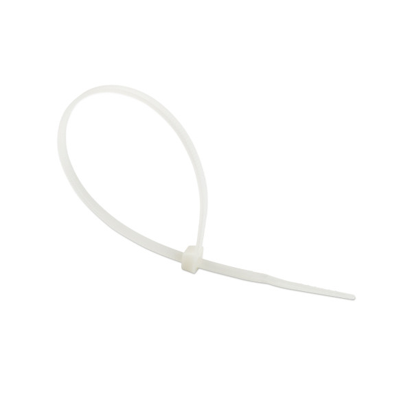 123ink white cable tie, 200mm x 3.6mm (100-pack) 099.0360 302427 - 2