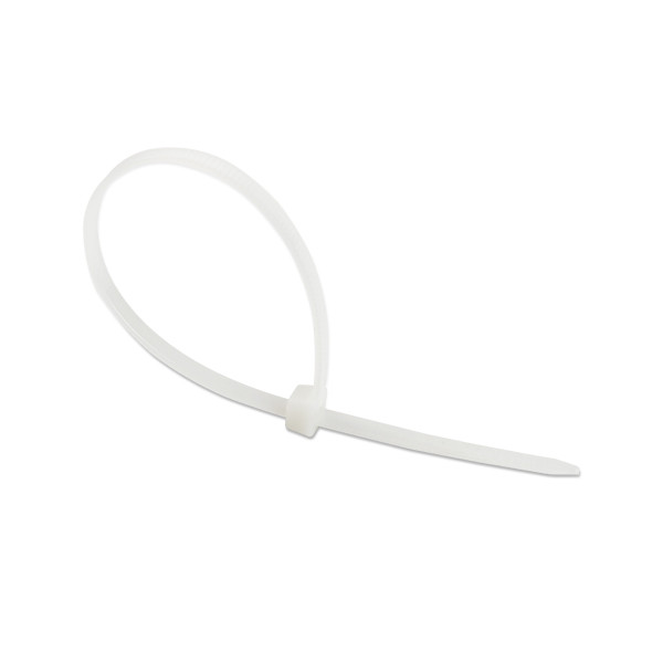 123ink white cable tie, 200mm x 4.8mm (100-pack) 099.0361 302429 - 2