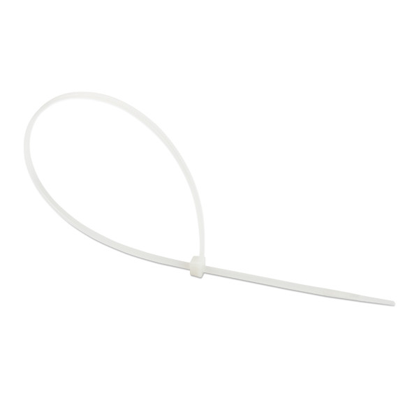 123ink white cable tie, 292mm x 3.6mm (100-pack) 099.0365 302431 - 2