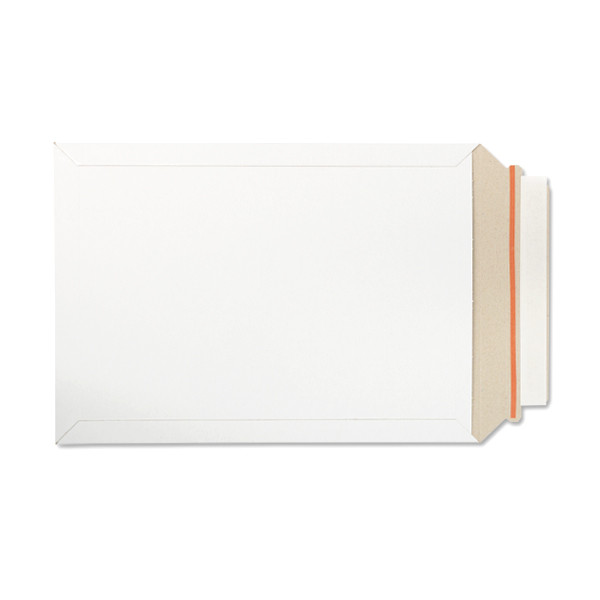 123ink white cardboard shipping envelope, 229mm x 324mm (100-pack) K562 302454 - 1