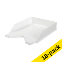 123ink white letter tray (18-pack)  302440