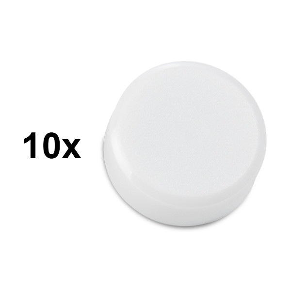 123ink white magnets, 15mm (10-pack) 6161502C 301257 - 1