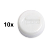123ink white magnets, 15mm (10-pack)